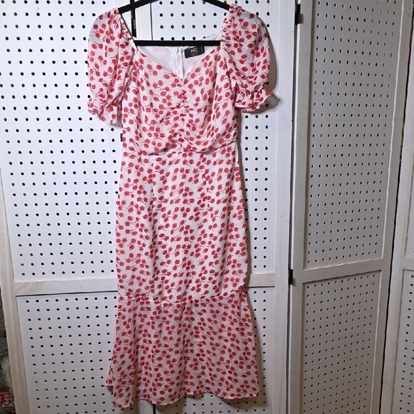 Dolce Vita Dresses & Skirts - Dolce Vita Collection Size Small Floral Puff Sleeve Midi Dress